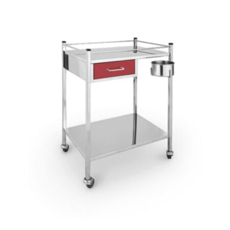 MESA DE PENSOS INOX COM GAVETA 1850