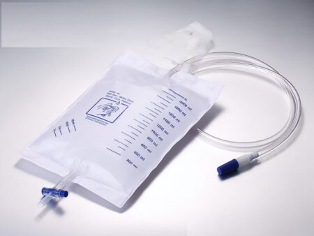 SACO DE URINA COM VALVULA E TORNEIRA EM T (Saco 10)
