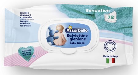 TOALHITAS HÚMIDAS PARA CRIANÇA ASSORBELLO